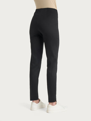Cigarette Slit Satin Pant