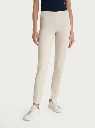 Cigarette Slit Satin Pant