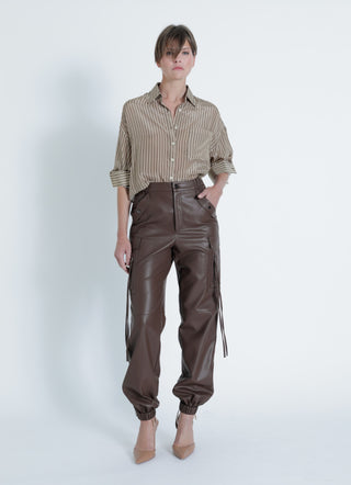 Sarah Vegan Leather Pants