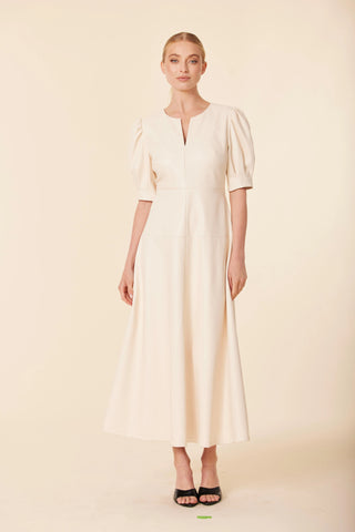 Faux Leather Maxi Dress