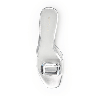 Park Ave Jewel Clear Strap Sandal