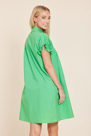 Poplin Gathered Top Dress