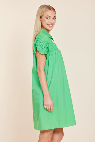 Poplin Gathered Top Dress