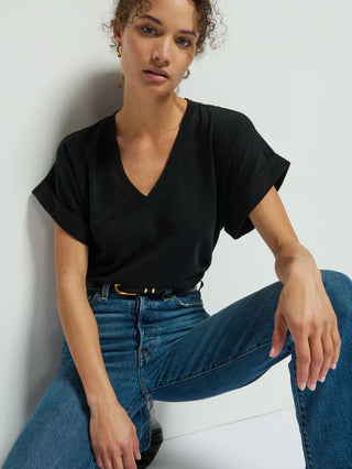 Stevie Cuffed V-Neck