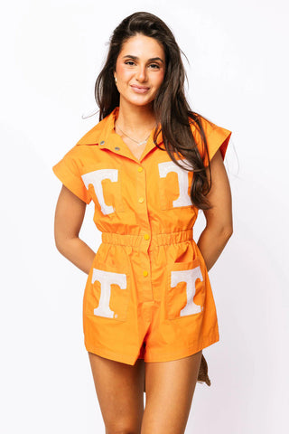 Licensed Tennessee Mascot Pocket Romper