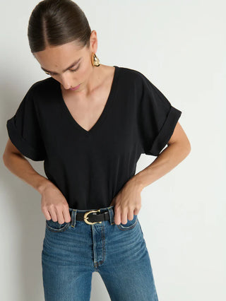 Stevie Cuffed V-Neck