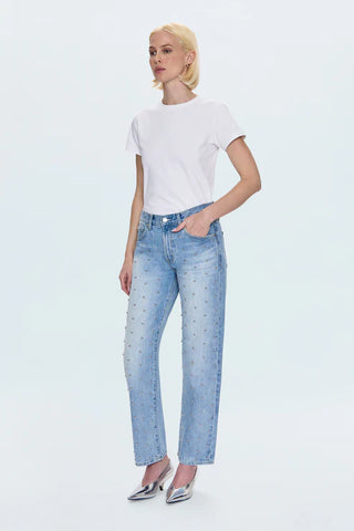 Lexi Mid Rise Straight Jean