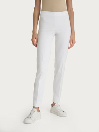 Cigarette Slit Satin Pant