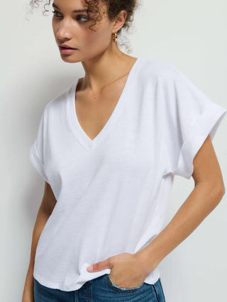 Stevie Cuffed V-Neck