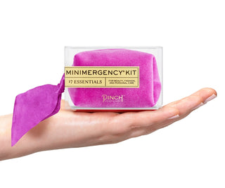 Velvet Scarf Minimergency Kit - Pink