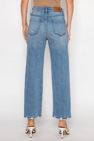 Tummy Control High Rise Straight Jeans