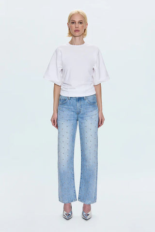 Lexi Mid Rise Straight Jean