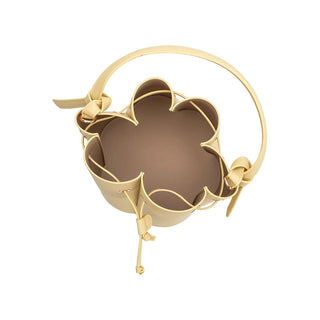 Laguna Yellow Recycled Vegan Leather Top Handle