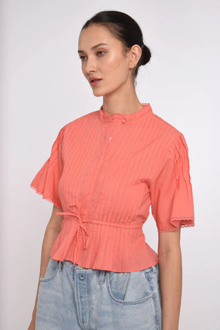 L2604-3418_Mirra_Short_Sleeve_Top_Orange_Peach2.webp