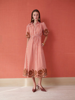 Womens_Banyan_Puff_Sleeve_Midi_Dress_Terracotta_Stripe_Applique_1_1296x.webp