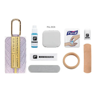 Woven Minimergency Charm | Bag Charm, Women'S Accessories - Lavender