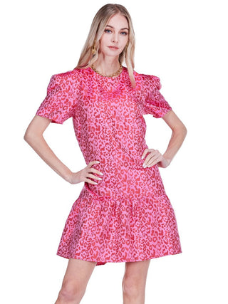 Short Sleeve Flounce Dress