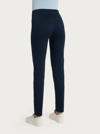 Cigarette Slit Satin Pant
