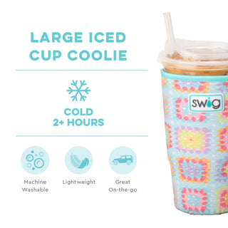 Granny Square Iced Cup Coolie