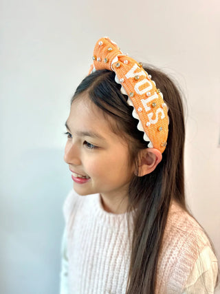 Tennessee Child Size VOLS Cross Stitch Headband
