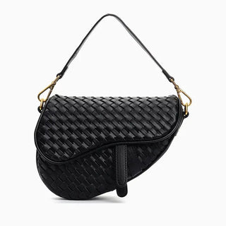 Madelyn Woven Saddle Bag