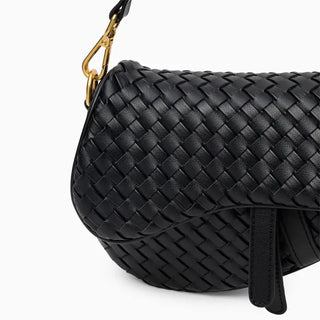 Madelyn Woven Saddle Bag