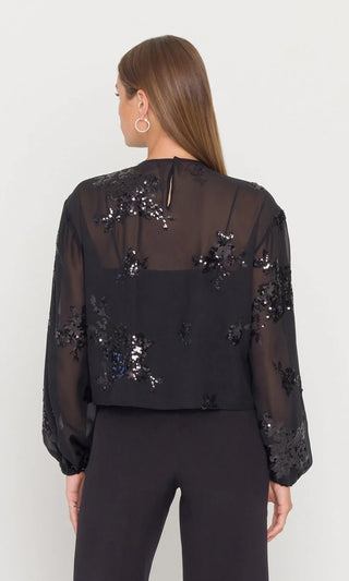Shea Floral Sequin GGT Blouse