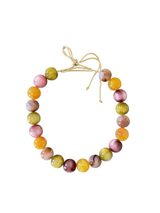 Chunky Beaded Necklace - August