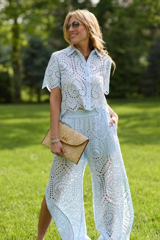 Dubois Cotton Eyelet Shirt