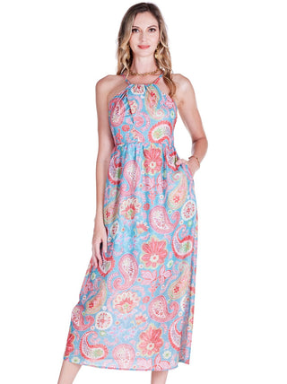 Front Cross Halter Maxi